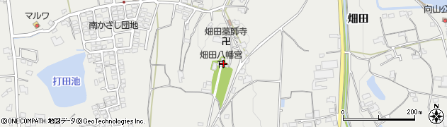 畑田八幡宮周辺の地図