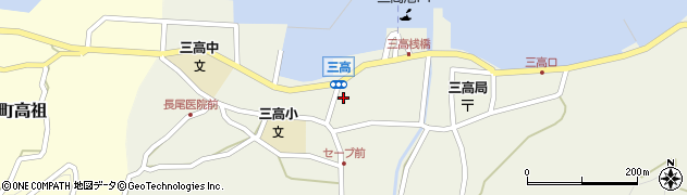 江田島市役所　三高消防屯所周辺の地図