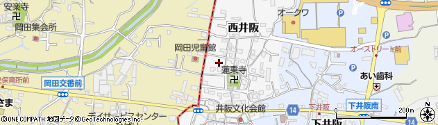和歌山県紀の川市西井阪126周辺の地図