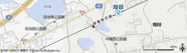 香川県綾歌郡綾川町畑田1155周辺の地図