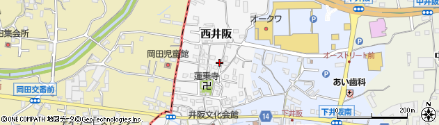 和歌山県紀の川市西井阪113周辺の地図