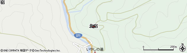 和歌山県橋本市北宿周辺の地図