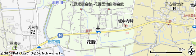 和歌山打田線周辺の地図