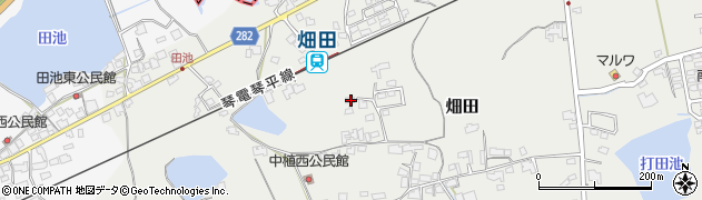 香川県綾歌郡綾川町畑田1082周辺の地図