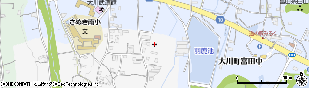 香川県さぬき市大川町南川180周辺の地図