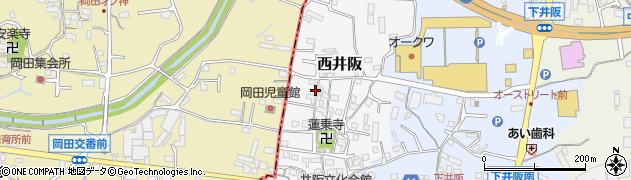 和歌山県紀の川市西井阪89周辺の地図