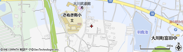 香川県さぬき市大川町南川163周辺の地図