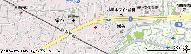 和歌山県和歌山市栄谷417周辺の地図
