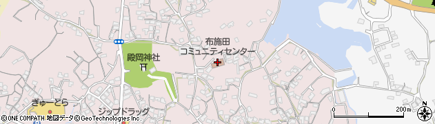 布施田コミュニティセンター周辺の地図