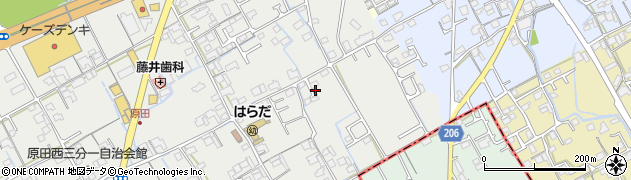 香川県丸亀市原田町2030周辺の地図