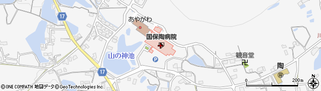 綾川町老人介護支援センター周辺の地図