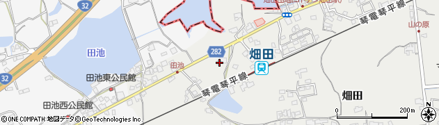 香川県綾歌郡綾川町畑田1042周辺の地図