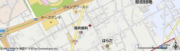香川県丸亀市原田町2179周辺の地図
