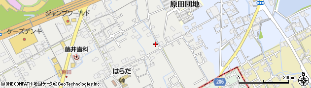 香川県丸亀市原田町2143周辺の地図