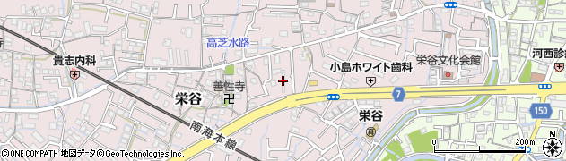 コスモ栄谷周辺の地図