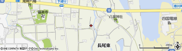 香川県さぬき市長尾東1380周辺の地図