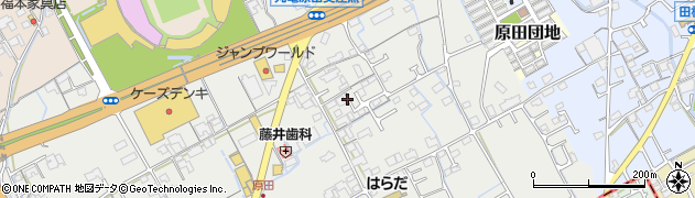 香川県丸亀市原田町2174周辺の地図