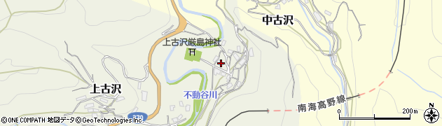 和歌山県伊都郡九度山町上古沢36周辺の地図