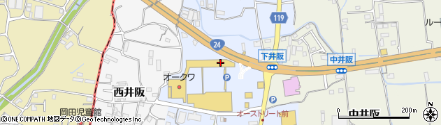 マミークリーニング紀ノ川井阪店周辺の地図