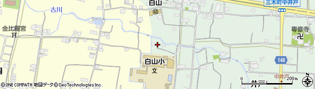 香川県木田郡三木町井戸2192周辺の地図