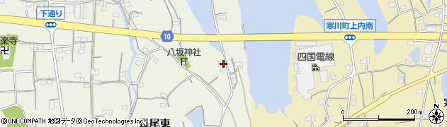 香川県さぬき市長尾東1833周辺の地図