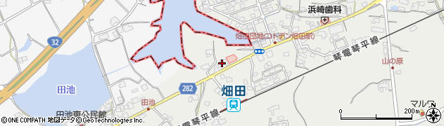 香川県綾歌郡綾川町畑田1073周辺の地図