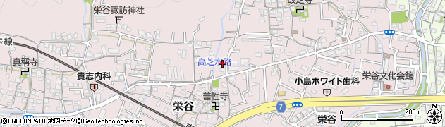 和歌山県和歌山市栄谷645周辺の地図