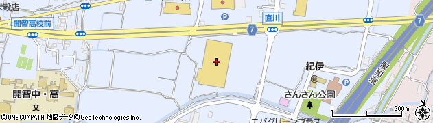 ホームプラザナフコ和歌山北インター店周辺の地図