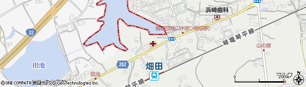 香川県綾歌郡綾川町畑田1071周辺の地図