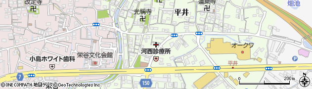 和歌山県和歌山市平井62周辺の地図