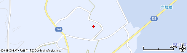 愛媛県上島町（越智郡）岩城（船越）周辺の地図