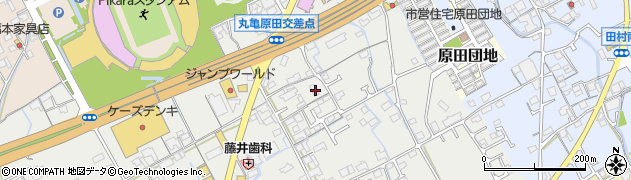 香川県丸亀市原田町2164周辺の地図