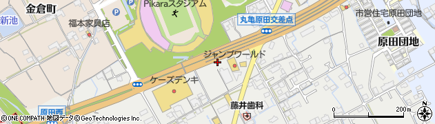 香川県丸亀市原田町2196周辺の地図