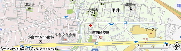 和歌山県和歌山市平井55周辺の地図