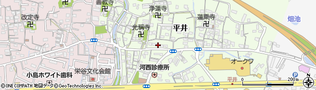 和歌山県和歌山市平井391周辺の地図