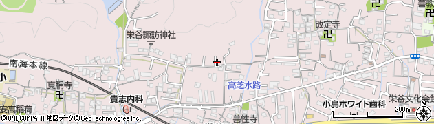 和歌山県和歌山市栄谷周辺の地図
