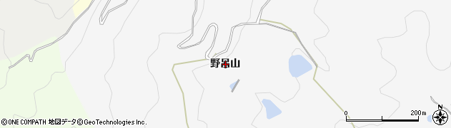 広島県呉市野呂山周辺の地図
