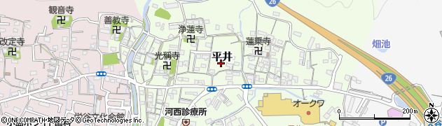 和歌山県和歌山市平井363周辺の地図