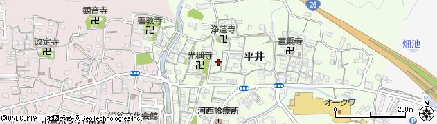 和歌山県和歌山市平井376周辺の地図