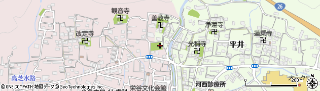栄谷公園周辺の地図