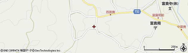 和歌山県伊都郡高野町西富貴277周辺の地図
