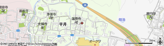和歌山県和歌山市平井261周辺の地図