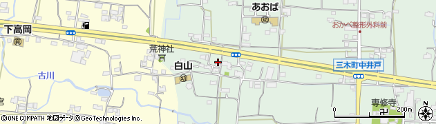 香川県木田郡三木町井戸2240周辺の地図