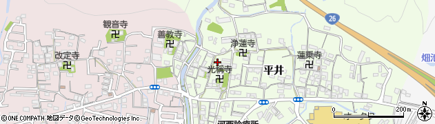 和歌山県和歌山市平井463周辺の地図
