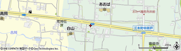 香川県木田郡三木町井戸2247周辺の地図