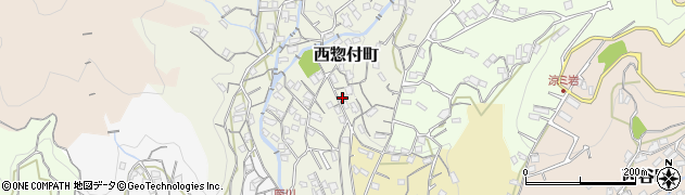 惣付町自治会館周辺の地図