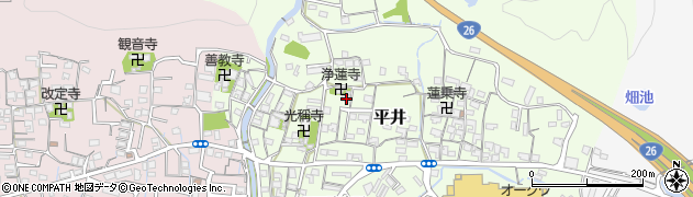和歌山県和歌山市平井347周辺の地図