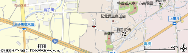 和歌山県紀の川市黒土250周辺の地図