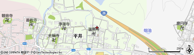 和歌山県和歌山市平井267周辺の地図