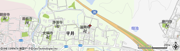 和歌山県和歌山市平井266周辺の地図
